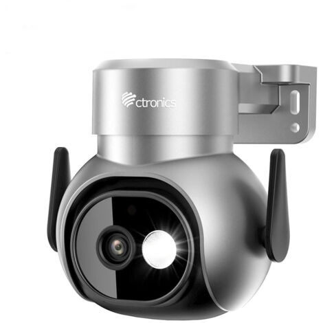 Ctronics 4K 8MP Caméra Surveillance avec Projecteur, 2,4/5Ghz WiFi, Détection Humaine/Animaux/Véhicule Suivi Auto Vision Nocturne Couleur (1/5)