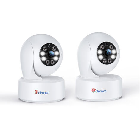 4K 8MP Caméra Surveillance Extérieure WiFi 2,4/5GHz, Ctronics Caméra IP