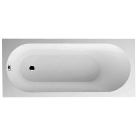 Villeroy & Boch – Baignoire droite 160 x 75 – Quaryl® blanc – Résistante aux chocs et rayures – Conserve la chaleur – Ergonomie optimale pour détente
