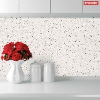 Crédence Adhésive Terrazzo Moka 400 x 50 cm