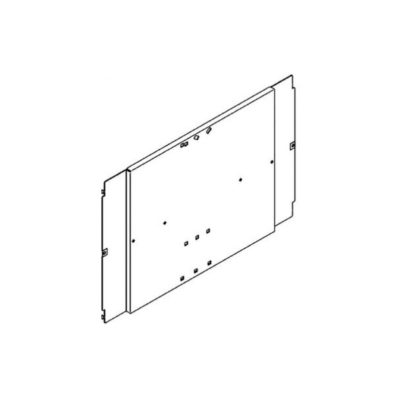 Placca di copertura BTICINO LINEA SPACE 12 moduli bianco