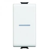 Bticino BTICINO MATIX AM5055N PULSANTE ASSIALE 1 POLO BIANCO 
