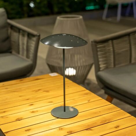 SARDINIA 40 cm Lámpara de mesa con batería recargable. Luz LED cálida. Fabricada en España (1/5)