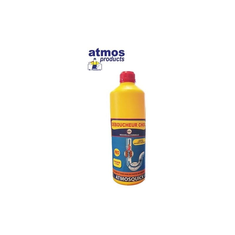 Déboucheur industriel toutes pièces 1314, ATMOS, 1 L