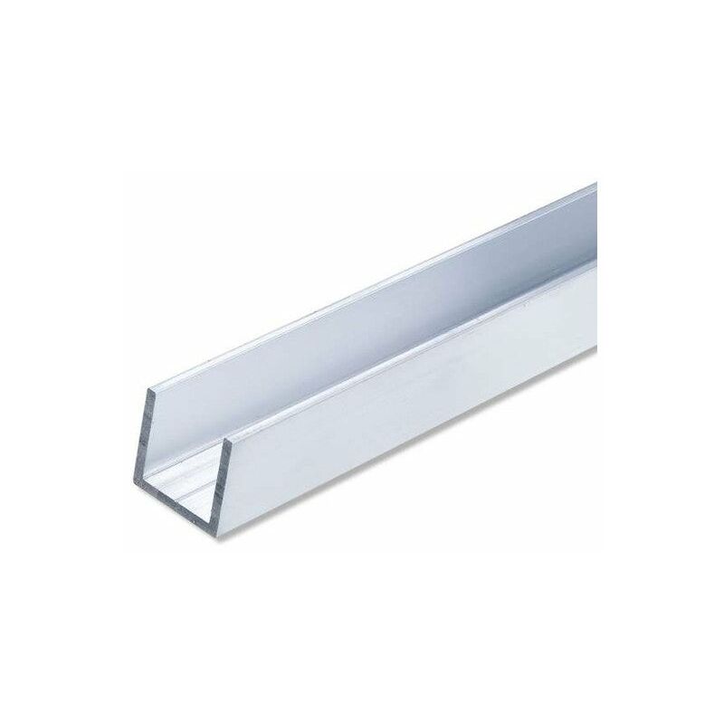 U Carré Aluminium Brut, L.1 M X L.1.55 Cm X H.1.55 Cm
