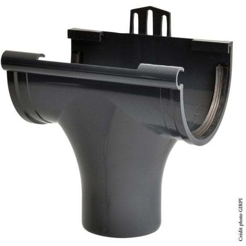 Naissance à joint pvc ardoise GIRPI, Dév.16 cm Diam.50 mm