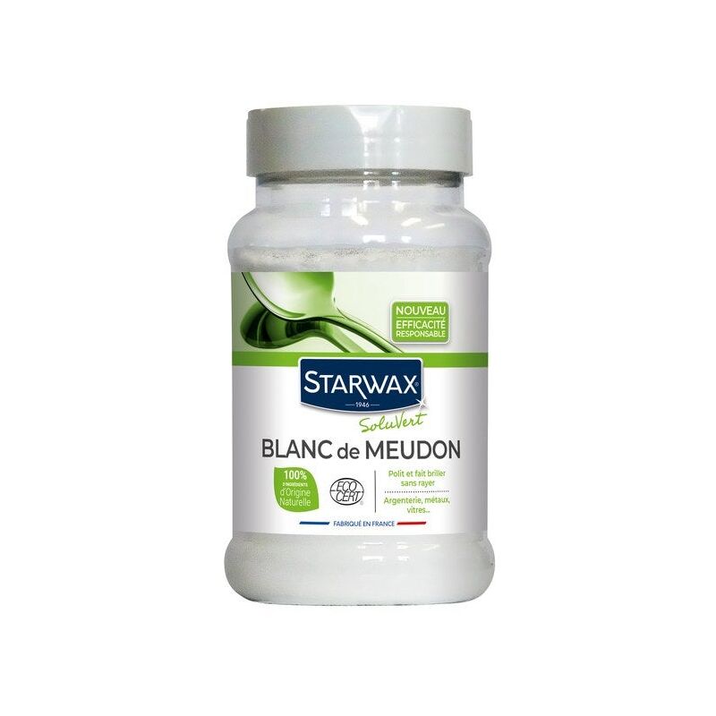 Starwax Blanc De Meudon Poudre 480gr Nettoyant Pour Argenterie Et starwax-blanc-de-meudon-poudre-480gr-nettoyant-pour-argenterie-et