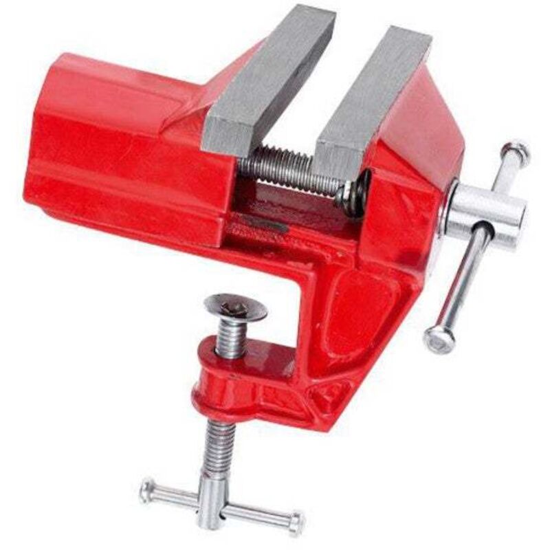 Étau D’Atelier Heavy Duty Pivotant 360° 150mm 12Kg - Mâchoires En Acier Fonte