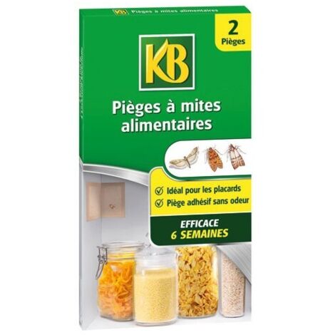 Lot de 2 Pièges anti-mites alimentaire, KB (1/2)