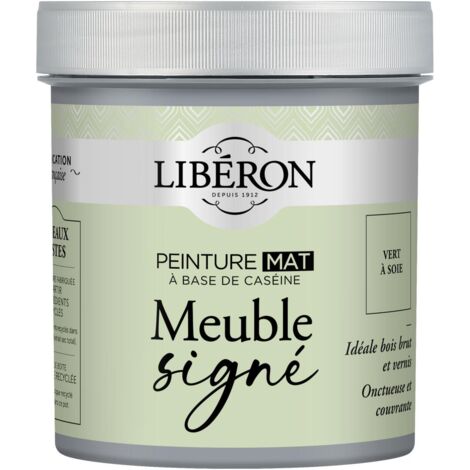 Peinture meuble à base de caséine LIBERON Vert à soie mat 500 ML