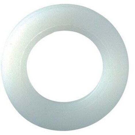 AFBAT Lot de 10 rondelles nylon plastifié, H.25 x L.25 x P.3 mm