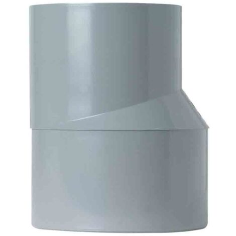 Girpi – Réduction excentrée PVC 80/50 mâle/femelle – Raccord pour canalisations – Installation rapide et durable – Écoulement fluide (1/2)