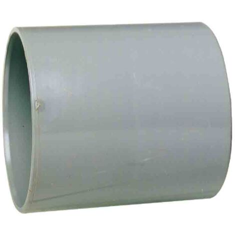 Manchon à butée femelle / femelle en pvc, GIRPI, diam. 80 mm (1/2)