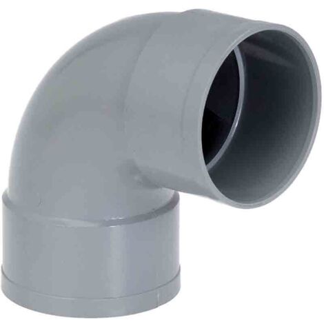 Coude femelle / femelle 87° en pvc, GIRPI, diam. 80 mm (1/2)