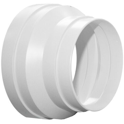 Unelvent – Réduction conique PVC S&P 160/125 mm – Raccord VMC pour conduits ventilation – Installation facile et transition fluide