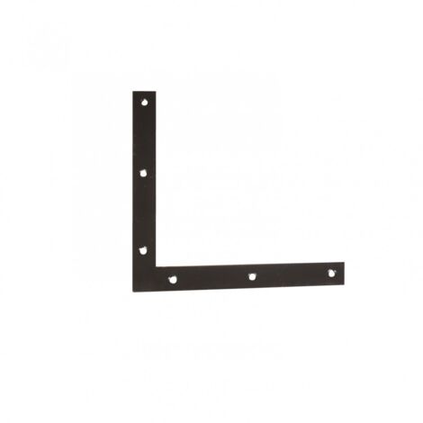 Afbat – Équerre de fixation acier prépeint 220 x 220 mm – Épaisseur 4 mm – Pour assemblage fenêtres en bois – Accessoire d'ameublement (1/2)