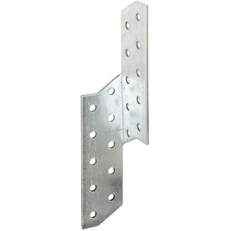 Equerre renvoyée gauche galvanisé, GAH ALBERTS, 32 x 32 x 170 mm (1/6)