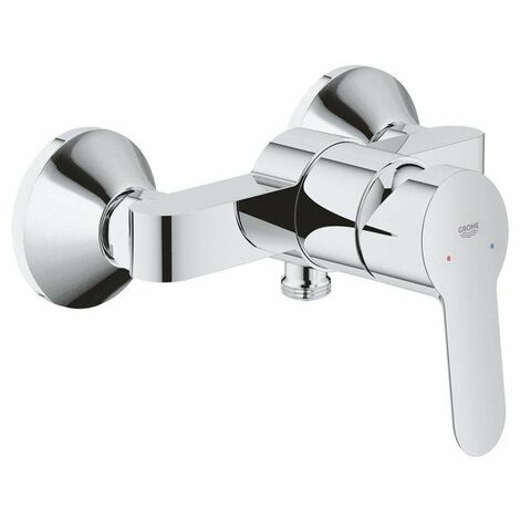 Grohe – Mitigeur de douche mécanique chromé brillant – Cartouche céramique 46 mm – Débit 34 l/min – Compatible avec toute production d'eau chaude