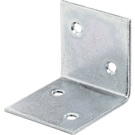 Equerre large 40x40x40mm jaune zinguée