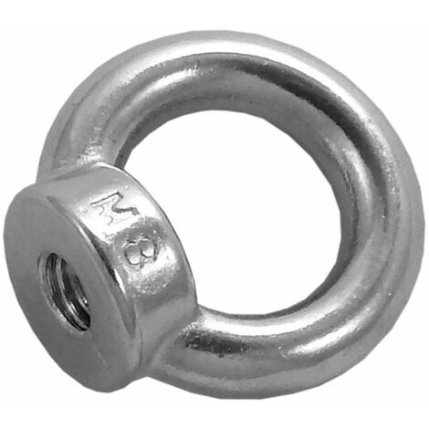 Lot de 12 Boulons à Anneau M6 x 70mm en Acier Inoxydable 304 - Tiges
