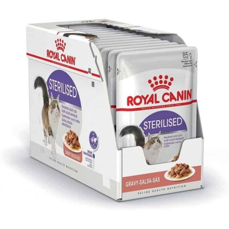 ROYAL CANIN FHN Aliment humide stérilisé pour chat en sauce 48 x 85 g (1/3)