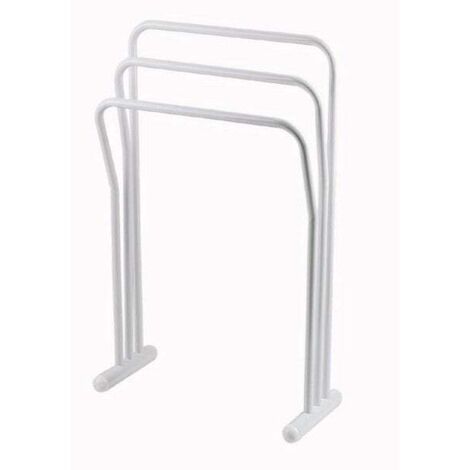 Porte-serviettes Aluminium OBF 2 Bras – Longueur 300 Mm – Fixation Murale – Neuf