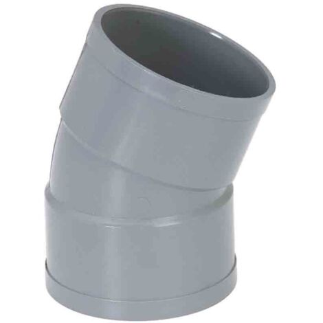 Coude femelle / femelle 22° en pvc, GIRPI, diam. 100 mm (1/2)