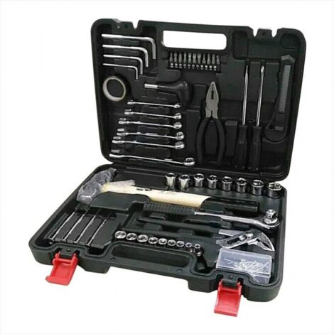 CENTRALE BRICO Kit d'outils de mécanicien 141 pièces (1/2)