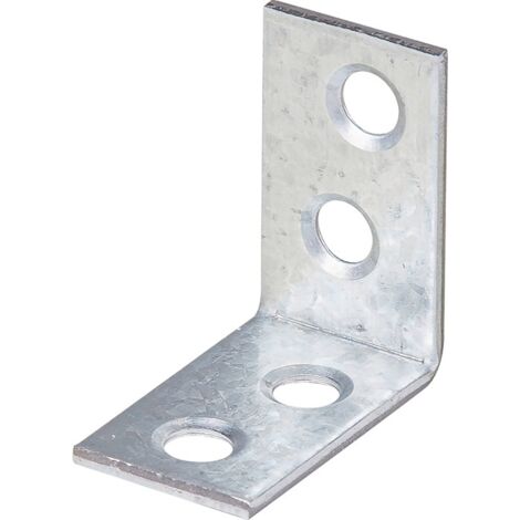 100 équerres de chaise 25 x 25 x 14mm galvanisé - Alberts
