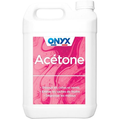Acétone 5 litres – Dissolvant spécial colle et vernis – Enlève traces de peinture et colle sur tissus – Dégraisse pièces d'aéromodélisme – Ardea
