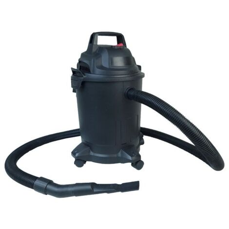 Aspirateur professionnel 1250W – Dépression 14 kPa – Capacité 15L – Pour eau, poussière et gravats – Moteur puissant pour chantiers