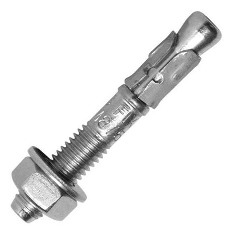 Lot De 4 Goujons À Bague À Expansion Acier Spit, Diam.8 X L.55 Mm