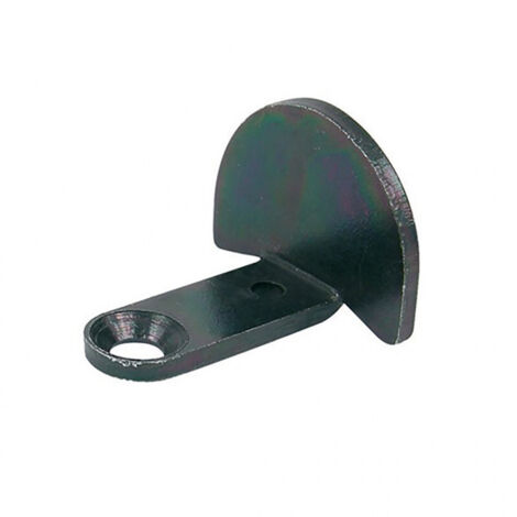 AFBAT Butée coudée à visser déporté 30 25X3 acier noir pré-peint (1/2)