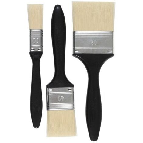 Lot de 3 pinceaux pour peindre toute surface 1er prix, 20 / 40 / 60 mm (1/2)