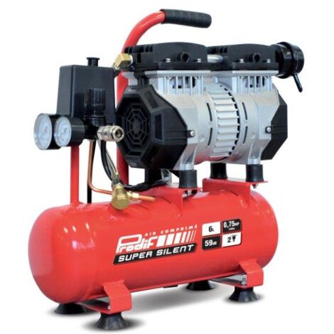 PRODIF Compresseur d'atelier PRODIF 6 l 0.5 cv 6L silencieux SIL06J