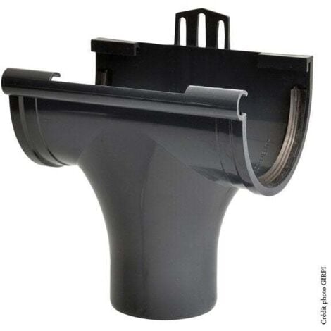 Naissance à joint pvc ardoise GIRPI, Dév.16 cm Diam.50 mm