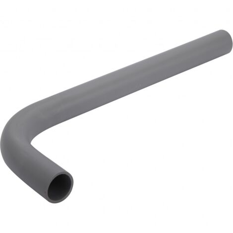 GIRPI Tube coudé pour sortie de lavabo en pvc à coller, femelle / femelle, D.40