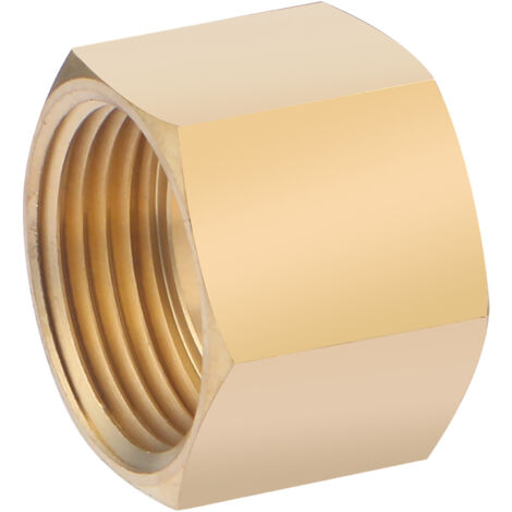 QUICK PLOMBERIE Manchon à visser laiton F 26 x 34 pour tube en cuivre (1/4)
