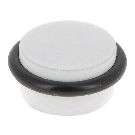 AUTRES Butée de porte à fixer au sol CHRISLIGNE bois blanc, L.4.1 x H.2.3 x l.4.1 cm (1/3)