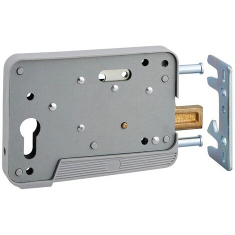 Thirard – Serrure en applique 130 mm – Ouverture à droite/gauche – Clé – Hauteur de gâche 90 mm – Pour portail et grille
