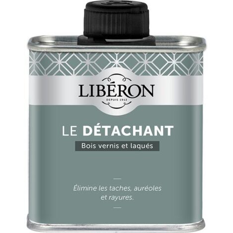 Détachant bois vernis et laqués – Nettoyant rénovateur pour surfaces en bois – Contenance 0.125 L – Rendement 16 m²/L – Liberon (1/2)