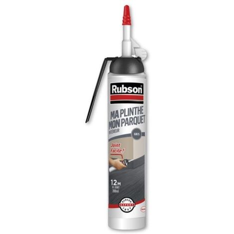 Mastic D'Étanchéité Boiserie, Parquet Et Plinthe Rubson 200 Ml Gris Moyen