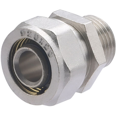 Manchon À Compression Laiton M 15 X 21 Pour Tube En Multicouche (1/5)