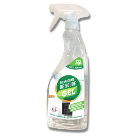 Venteo – Bicarbonate de soude en gel 750 ml – Nettoyant naturel pour toutes surfaces – Efficace sur four et réfrigérateur – Prêt à l'emploi