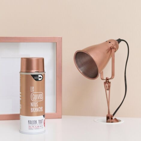Peinture Aérosol Cuivre - SINTO IDEESPRAY - Bombe 400 Ml - Neuf