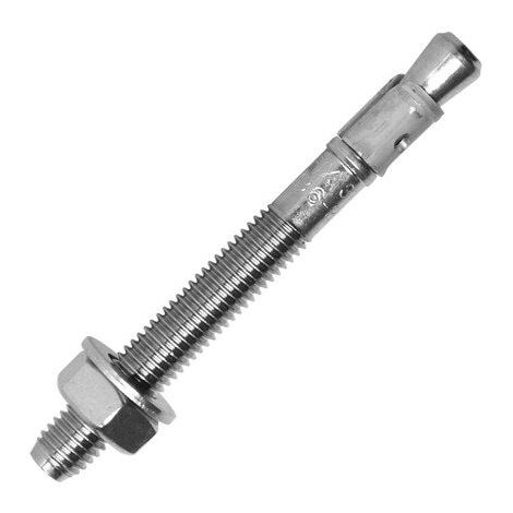Spit – Lot de 20 goujons à bague à expansion 10x95 mm – Acier pour matériaux pleins – Supporte jusqu'à 850 kg – Fixation durable