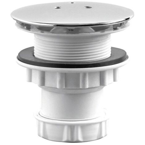 Valentin – Bonde de douche 60 mm – Capot en métal chromé – Drainage vertical efficace – Pour receveurs de douche modernes (1/3)