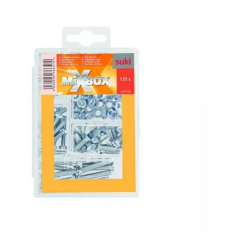 Kit de fixation  SUKI, 135 ensemble de fixations et chevilles (1/3)
