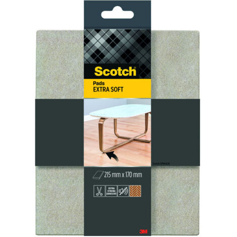 SCOTCH Plaque feutre en laine adhésif à découper, SCOTCH, 215 x 170 mm, beige (1/3)