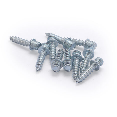 SANS MARQUE Sachet de 10 pattes vis 7 x 30 mm (1/4)